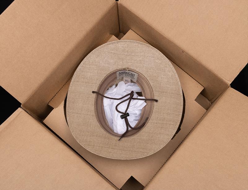 Brilliant shipping packing - American Hat Makers - photo © John Curnow