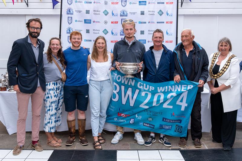 Hullabaloo, skippered by David Evans and crewed by Nick Evans, Helen McCaw, Rupert Brown, Ella Brown and Will Chetwynd-Staypylton, won Town Cup Trophy during Burnham Week 2024 for the second year in a row - photo © Petru Balau Sports Photography / sports.hub47.com