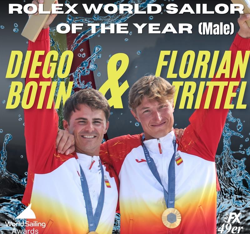 Diego Botín & Florian Trittel win Rolex World Sailor of the Year Award - photo © World Sailing