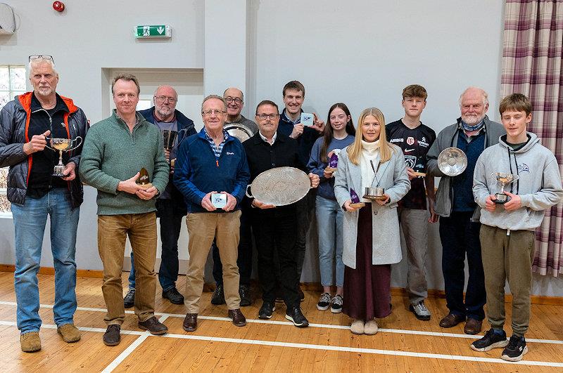 All the winners - Solway YC Winter party and Prize-giving - photo © Nicola McColm