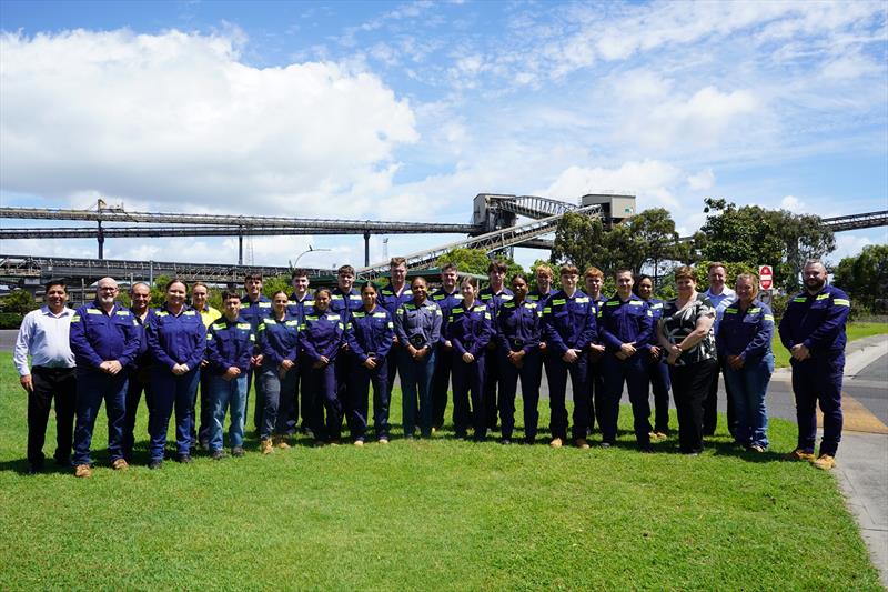 Gladstone Ports Corporation's 2025 apprentices and trainees photo copyright Gladstone Ports Corporation taken at 