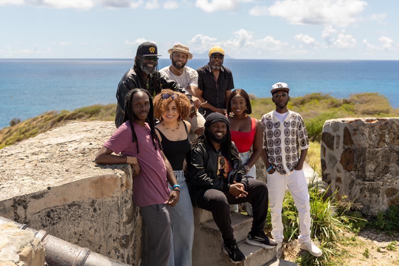 45th St. Maarten Heineken Regatta Day 4: The Wailers headed up to Fort Amsterdam for an impressive view of the Regatta racing fleet before performing for the crowd later that night - photo © Digital Island