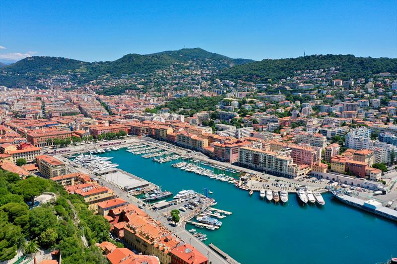 Drone picture of the marina in Nice photo copyright Ville de Nice / drone taken at 