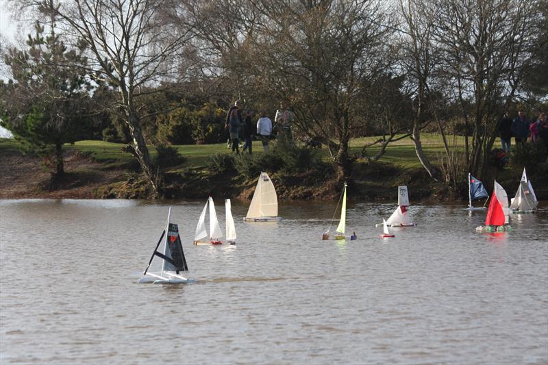 Setley Cup and Seahorse Trophy on Boxing Day 2017 photo copyright Doug Rogerson taken at  and featuring the Model Yachting class