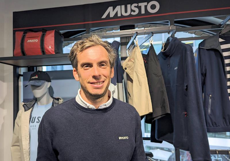 Charlie Dalin at the Musto HQ in London - photo © Mark Jardine