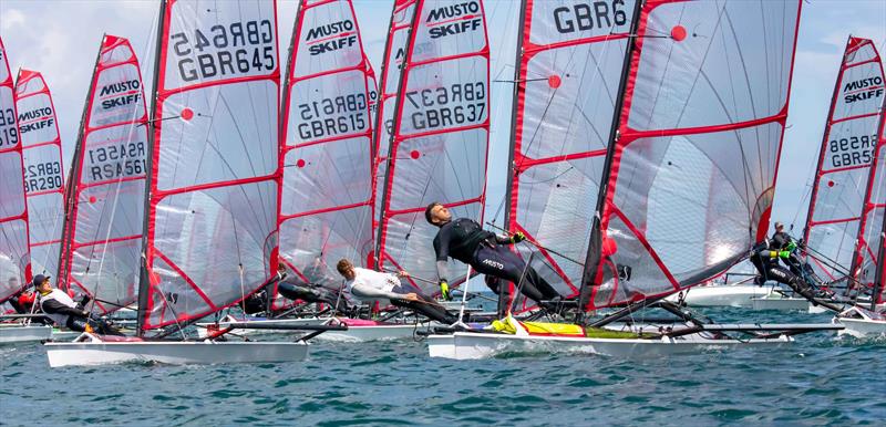 Startline - Noble Marine UK Musto Skiff National Championship 2024 - photo © Tim Olin / www.olinphoto.co.uk