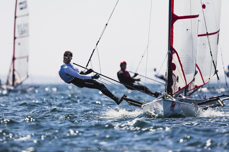 Dan Vincent during the ACO 11th Musto Skiff World Championship 2022 - photo © Bernardí Bibiloni / www.bernardibibiloni.com