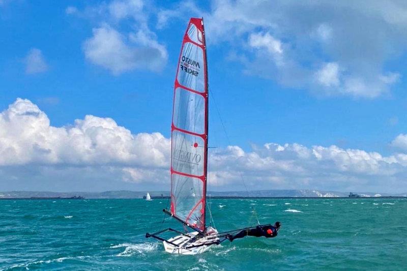 Alicia Biggs in training photo copyright Rob Richardson taken at Weymouth & Portland Sailing Academy and featuring the Musto Skiff class