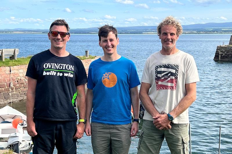 Musto Skiff Traveller at Chanonry - (L-R) Jamie Hilton, Euan Hurter, and Ian Trotter - photo © Natalie Hilton