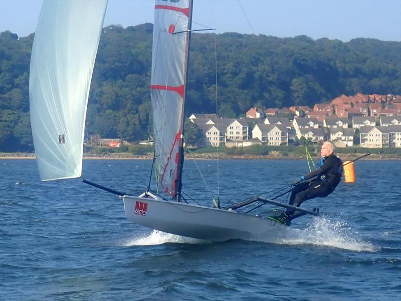 Jon Bailey in the Musto Skiffs at the 2024 Scottish Skiffs Regatta - photo © Dalgety Bay Sailing Club