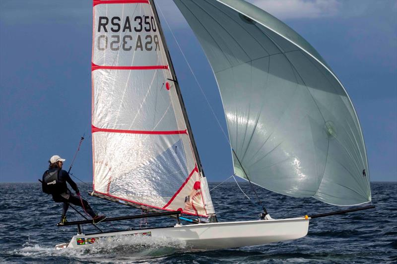 Brennan Robinson at the 2021 Noble Marine UK Musto Skiff National Championships - photo © Tim Olin