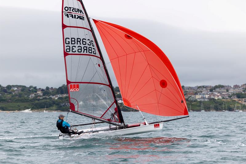 Sam Pascoe (1st) - ACO 13th Musto Skiff 2024 Worlds at the WPNSA photo copyright Michael Oliver taken at Weymouth & Portland Sailing Academy and featuring the Musto Skiff class