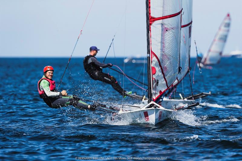 Alexander Greil at the ACO 11th MUSTO Skiff World Championship 2022 in Kiel - photo © Bernardi´ Bibiloni