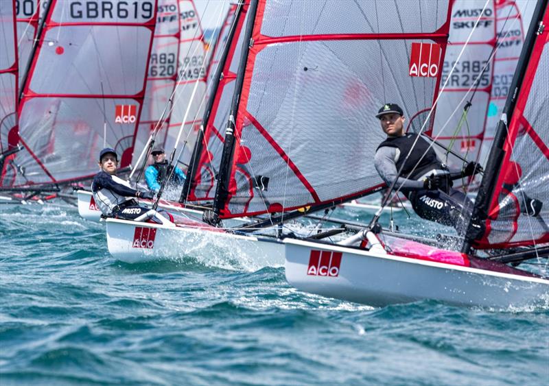 Fleet racing at Worlds - photo © Michael Oliver