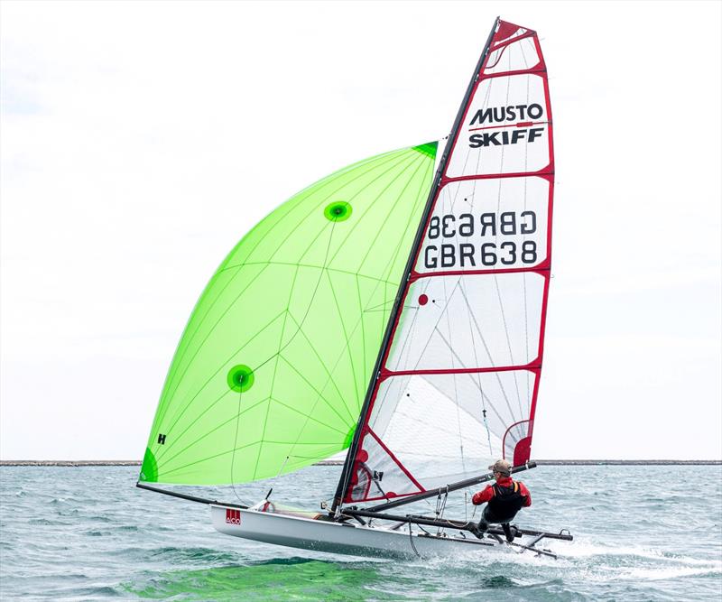 Graeme Oliver - ACO 13th MUSTO Skiff World Championship 2024, Weymouth and Portland - photo © Michael Oliver