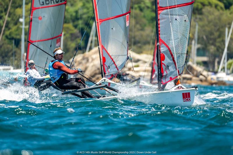 ACO 14th Musto Skiff World Championship 2025, Sydney, Australia - Day 1 - photo © Tidal Media Australia for Down Under Sail