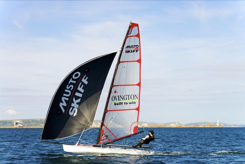 Small Mainsail for the Musto Skiff - photo © Richard Bowers