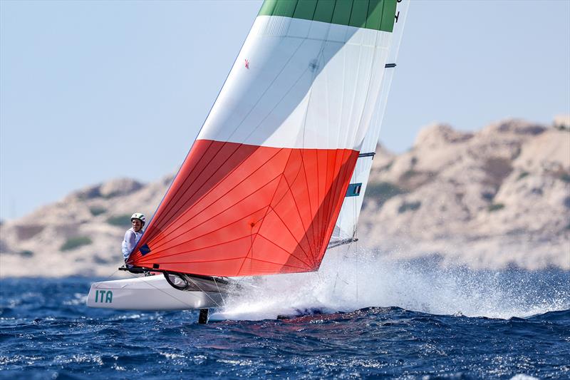 Ruggero Tita and Catarina Banti (ITA) -Mixed Multihull - Day 7 - Marseille - Paris2024 Olympic Regatta - August 3, 2024 - photo © World Sailing / Lloyd Images