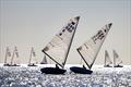 Charlie Cumbley and Gavin Poulloin, GBR - OK Dinghy European Championship 2024, day 4 © Robert Deaves / www.robertdeaves.uk