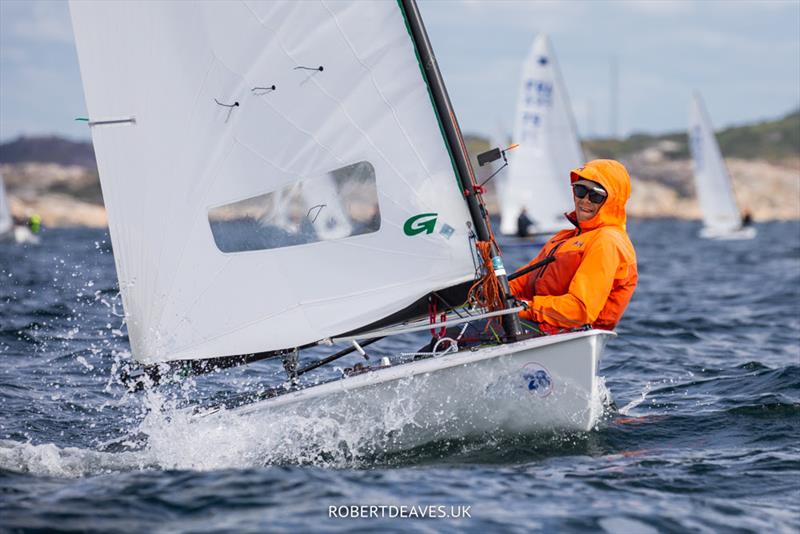 Lars Johan Brodtkorb, NOR - OK Dinghy World Championship day 2 - photo © Robert Deaves