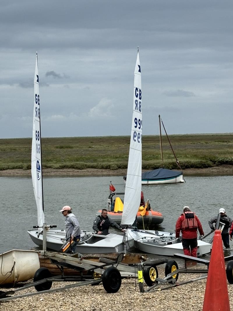 Overy Staithe OK Open photo copyright Jennie Clark taken at Overy Staithe Sailing Club and featuring the OK class