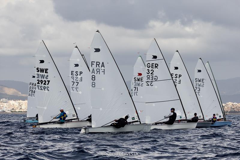 Upwind - OK Dinghy European Championship 2024 - photo © Robert Deaves / www.robertdeaves.uk