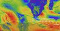 Chart 4 - 0100hrs UTC - December 2 - staying in contact with the fresh breeze 