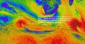 Chart 3 - November 30 - 0430hrs UTC - Plenty of gybes are required to stay close to the breeze and Ice Gat