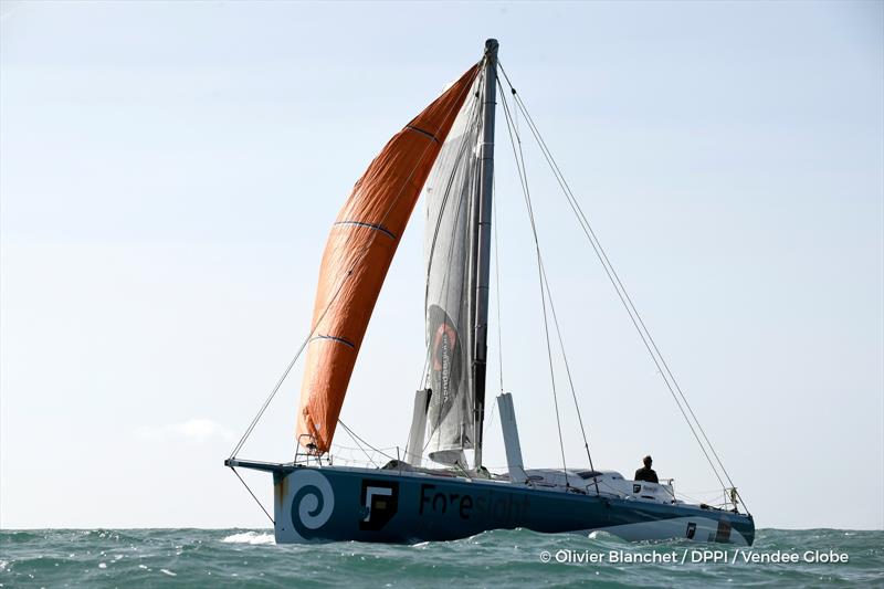 Conrad Colman finishes 16th in the Vendée Globe 2016-17 under jury rig - photo © Olivier Blanchet / DPPI / Vendee Globe