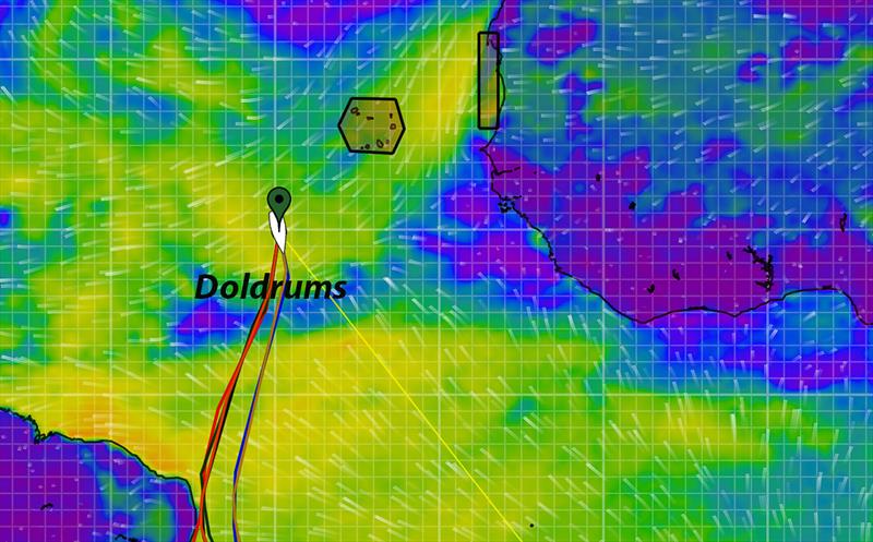 Approximate location of Doldrums - Vendee Globe -  November 19, 2024 photo copyright Predictwind taken at Royal New Zealand Yacht Squadron and featuring the IMOCA class