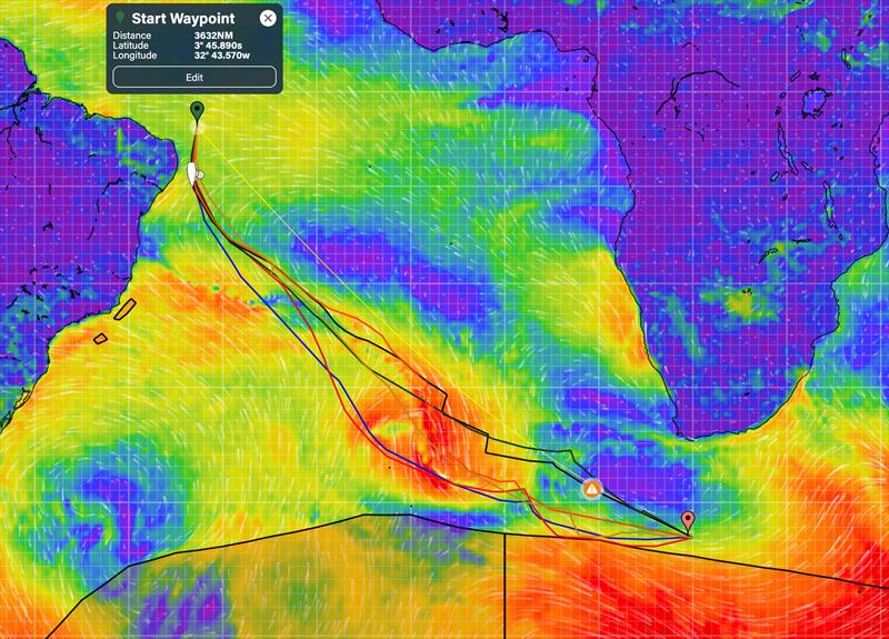 Charlie Dalin (NACIF) - 1000hrs UTC - Weather Routing - Predictwind - November 22, 2024 - photo © Predictwind