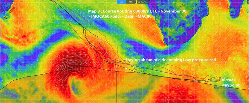 MACIF - Charlie Dalin - Map 3 - November 30, 2024 photo copyright Predictwind S-WNZ taken at Royal New Zealand Yacht Squadron and featuring the IMOCA class