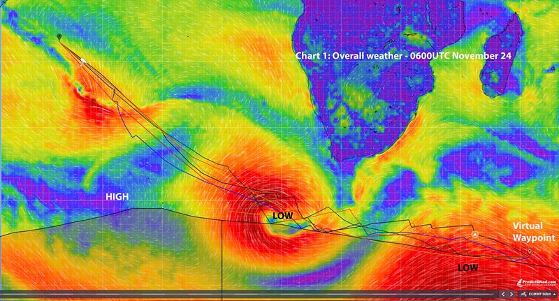 Chart 1 - Overall weather - 0600UTC November 24, 2024 photo copyright Predictwind/Sail-World taken at Royal New Zealand Yacht Squadron and featuring the IMOCA class