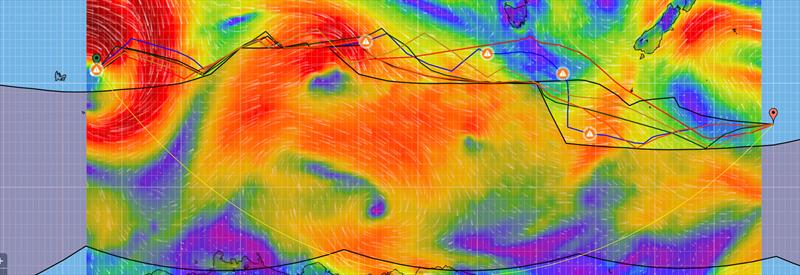 Wind forecast - Charlie Dalin southen most group - Vendée Globe race - 1800hrs UTC December 5, 2024 photo copyright Predictwind/Sail-World taken at Royal New Zealand Yacht Squadron and featuring the IMOCA class