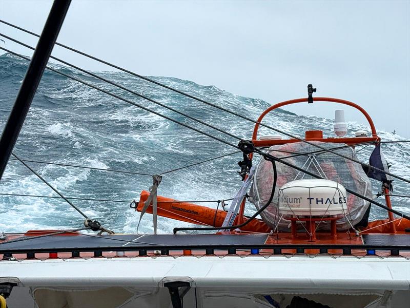 Southern Ocean -  Singchain Team Haikou -  Vendée Globe Race - December 09, 2024 photo copyright Jingkun Xu taken at Yacht Club de France and featuring the IMOCA class