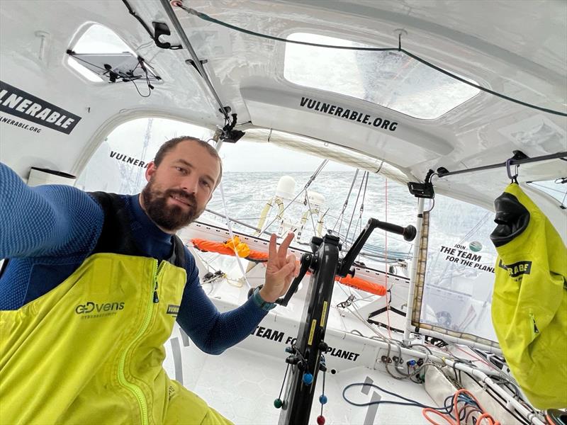 Sam Goodchild on Vulnerable in the Vendée Globe 2024-25 - photo © Sam Goodchild