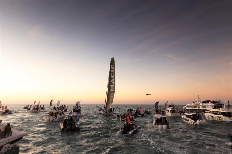 Charlie Dalin (FRA) is photographed after winning the Vendée Globe, on January 14, in Les Sables d'Olonne, France - photo © Mark Lloyd / Alea