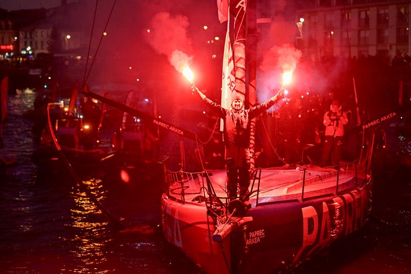 Yoann Richomme on Paprec Arkéa finishes 2nd in the Vendée Globe 2024-25 - photo © Jean-Louis Carli / Alea