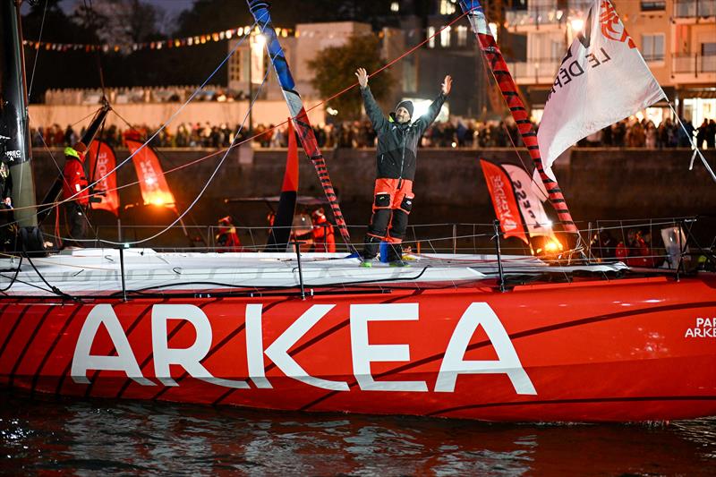 Yoann Richomme on Paprec Arkéa finishes 2nd in the Vendée Globe 2024-25 - photo © Jean-Louis Carli / Alea