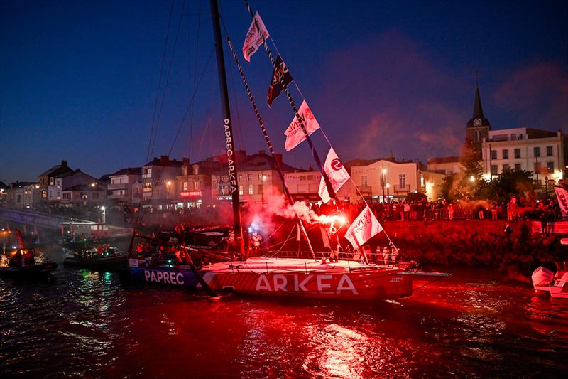 Yoann Richomme takes second place in the Vendée Globe photo copyright Jean-Louis Carli / Alea taken at  and featuring the IMOCA class