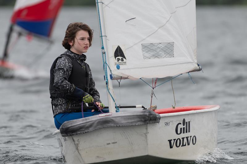 Dotty West was winner of the Endeavour prize at the Cambridgeshire Youth League event at Grafham Water SC photo copyright Paul Sanwell / OPP taken at Grafham Water Sailing Club and featuring the Optimist class