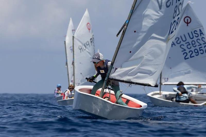 31st International Optimist Regatta - Top Female Sailor, USVI's Avery Pearsall - photo © Matias Capizzano