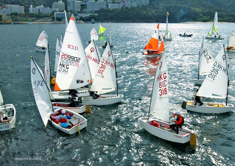 Pre-start tension building during Bart's Bash 2024 at Hebe Haven Yacht Club photo copyright Hebe Haven Yacht Club taken at Hebe Haven Yacht Club and featuring the Optimist class