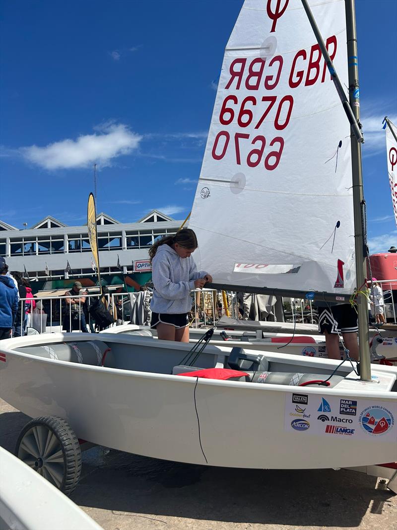 Optimist World Championship at Club Nautico Mar del Plata, Argentina photo copyright IOCA UK taken at Club Nautico Mar del Plata and featuring the Optimist class