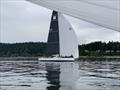 Light air conditions off of Bainbridge Island's South Beach during the 2024 Blake Island Race © David Schmidt