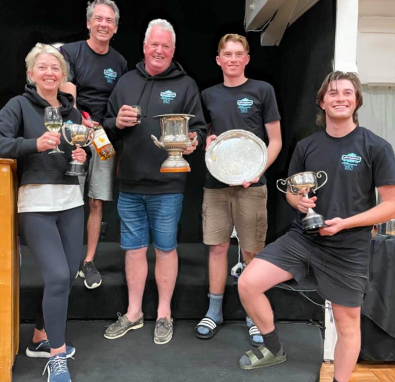 Winning crew - Hard Labour - Farr 1020 NZ National - Bucklands Beach YC - June 2024 photo copyright Cameron Thorpe taken at Bucklands Beach Yacht Club and featuring the PHRF class