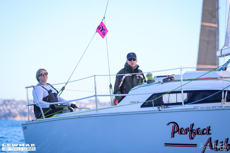 Race 1 Lewmar Triple Series - July 13, 2024 photo copyright Jacob Fewtrell Media taken at Royal New Zealand Yacht Squadron and featuring the PHRF class