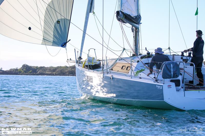 Race 1 Lewmar Triple Series - July 13, 2024 photo copyright Jacob Fewtrell Media taken at Royal New Zealand Yacht Squadron and featuring the PHRF class