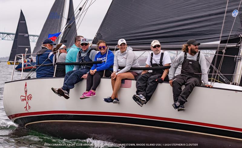 2024 97th Around the Island Race photo copyright Steve Cloutier taken at Conanicut Yacht Club and featuring the PHRF class