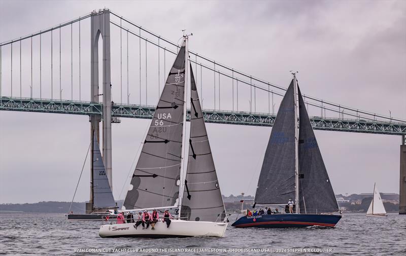 2024 97th Around the Island Race photo copyright Steve Cloutier taken at Conanicut Yacht Club and featuring the PHRF class